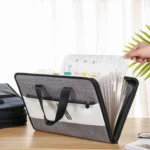 Student Insert Data Storage File Bag Waterproof 13 Grid Portable Organ Bag - Image 10