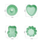 Creative DIY Silicone Cake Cup Muffin Cup Baking Mold,Style: Bear  (Macron Pink) - Image 6