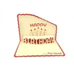 3D Paper Carving Hollow Greeting Card Birthday Wishes Thank You Card - Image 4