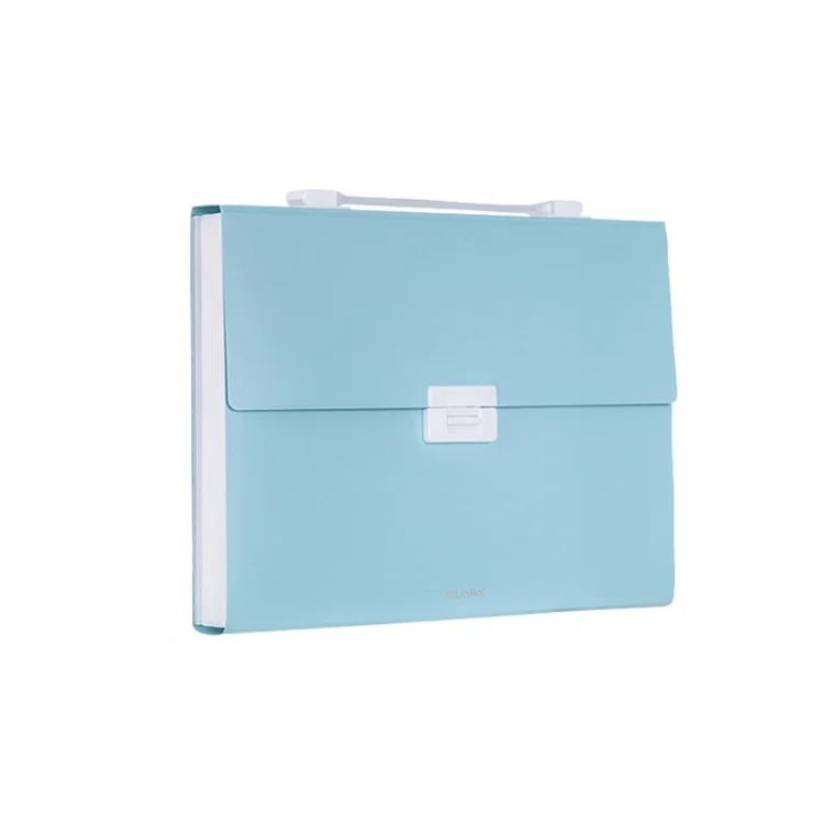 Deli 72410 A4 Layered File Information Bag Office Student File Storage Bag