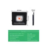 Ultra-Thin LED Plant Light, Full Spectrum COB Growth Light, Vegetable, Fruit & Flower Greenhouse Fill Light Without Plug - Image 2