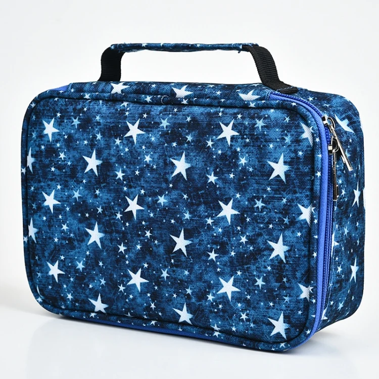 Large-Capacity Frosted Pencil Case Zipper Pencil Case