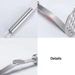 304 Stainless Steel Potato Masher Baby Food Supplement Tool - Image 3