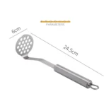 304 Stainless Steel Potato Masher Baby Food Supplement Tool - Image 5