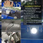 Car LED Electric Eye Reversing Light External Bulb Modified License Plate Auxiliary Light - Image 6