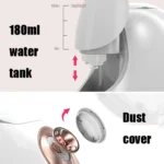 Hot and Cold Spray Fruit and Vegetable Steaming Face Device Nano Spray Water Replenishing Instrument Beauty Instrument, CN Plug - Image 4