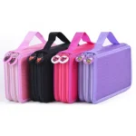 Square Two-Layer Sketch Colorful Lead 35-Hole Stationery Bag - Image 2
