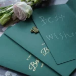 Retro Metal Folding Hot Stamping Thank You Card Handmade Birthday Card Valentine Day Card - Image 6