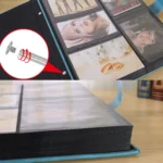 6 inch 500 Sheets Interstitial PP Album PU Leather Retro Bronzing Cover Photo Album - Image 4