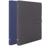 Deli 3309 A5 Loose-Leaf Notebook Office Business Carry Meeting Notes, Random Color Delivery - Image 3