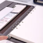 Deli 3309 A5 Loose-Leaf Notebook Office Business Carry Meeting Notes, Random Color Delivery - Image 6