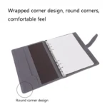 Deli 3309 A5 Loose-Leaf Notebook Office Business Carry Meeting Notes, Random Color Delivery - Image 7