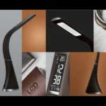 U2 5W 3-Level Dimmable LED Leather Texture Desk Lamp With Temperature/Clock/Calendar Display - Image 6