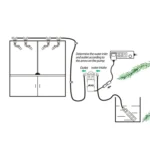 MIUS Simulated Rainfall Rainforest Ecological Mini Spray Atomization Humidification Pump, CN Plug - Image 9