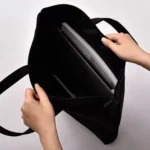 Deli 63750 Office Portable Zipper Document Bag Double-Layer Conference Information Bag - Image 2