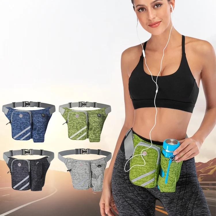 TBD0560559201_B1.webp Outdoor Running Sports Nylon Waist Bag Cycling Mountaineering Water Bottle Bag - Image 2