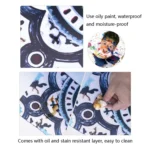 Self-Adhesive Heat-Resistant Oil-Proof Stickers Household Kitchen Stove Tile Wall Stickers - Image 4