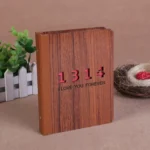 6-Inch 32 Sheets Wooden DIY Photo Album Creative Gift