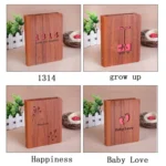 6-Inch 32 Sheets Wooden DIY Photo Album Creative Gift - Image 6