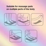 EMS Colorful Foot Massage Foot Pad Pulse Foot Massage Machine Smart Acupuncture Foot Massage Pad With Remote Control - Image 7