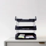 Deli 9209 Office Storage Supplies Three-Tier File Box - Image 8