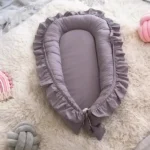 Lace Cotton Baby Uterus Bionic Bed Portable Newborn Bed Mat - Image 6