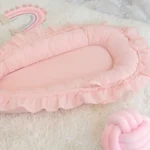 Lace Cotton Baby Uterus Bionic Bed Portable Newborn Bed Mat - Image 2
