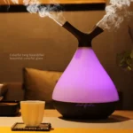YCTA-008 Household Mute Small Wood Grain Colorful Light Aroma Diffuser Night Tree Air Humidifier - Image 4