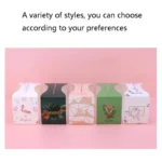 50 Pieces Set Portable Transparent Pieces Cake Box Mousse Pastry Packaging Box - Image 2