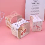 50 Pieces Set Portable Transparent Pieces Cake Box Mousse Pastry Packaging Box - Image 4