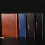 Business Notebook Imitation Leather PU Tri-Fold Loose-Leaf Notepad - Image 2