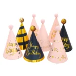 20 PCS Sequined Fur Ball Birthday Hat Birthday Party Supplies Dress Up Paper Hat - Image 3