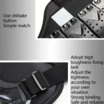 SULAITE Roller Skating Motorcycle Back Protector Spine Protection Sports Protective Gear Racing Vest, Size: - Image 6