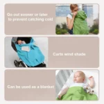 Infant Function Multi-Cartoon Cloak Autumn And Winter Go Out Windshield Cloak - Image 5