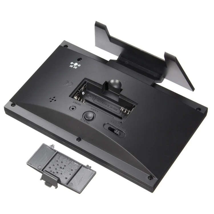 TBD0561086601_B3.webp 8082T Weather Forecast Clock LED Color Screen Perpetual Calendar Temperature And Humidity Intelligent Voice Control Electronic Alarm Cloc,Specification: - Image 4