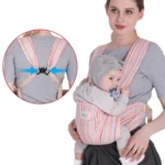 Kangaroo Baby Sling Four Seasons Universal Breathable Baby Waist Stool Baby X Shape Sling - Image 3