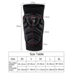 SULAITE GT--314 Cross Country Riding Ski Skating Roller Skating Knee Pads Outdoor Sports Protective Gear - Image 6