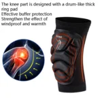 SULAITE GT--314 Cross Country Riding Ski Skating Roller Skating Knee Pads Outdoor Sports Protective Gear - Image 7