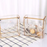 10 PCS Snowflake Pastry Packaging Box Transparent Gift Box - Image 5