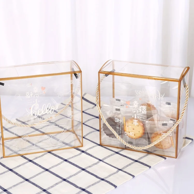 TBD0561226601A_1.webp 10 PCS Snowflake Pastry Packaging Box Transparent Gift Box - Image 5