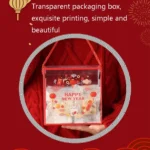 10 PCS Snowflake Pastry Packaging Box Transparent Gift Box - Image 3