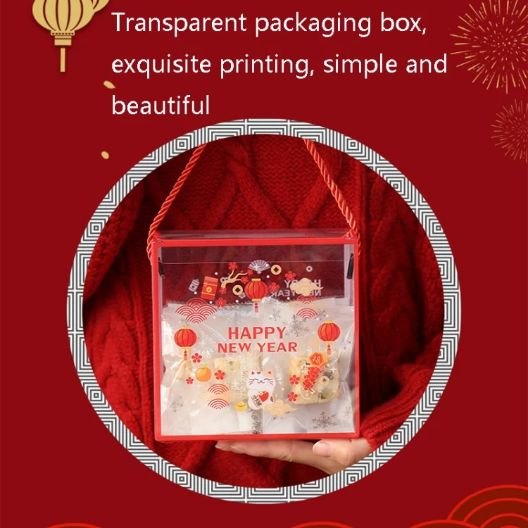 TBD0561226601_B2.webp 10 PCS Snowflake Pastry Packaging Box Transparent Gift Box - Image 3