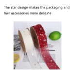 Starry Sky Yarn Ribbon Gift Box Packaging Bow Tie Ribbon - Image 4