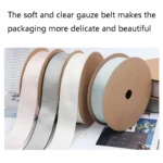 Starry Sky Cotton Ribbon Flower Wrapping Ribbon Baking Cake Bowknot Bandage Florist - Image 3