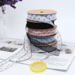 Transparent Snow Dots Yarn Ribbon Gift Box Packaging Material - Image 4