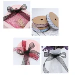 Transparent Snow Dots Yarn Ribbon Gift Box Packaging Material - Image 5