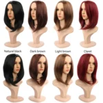 Ladies Short Hair Bobo Head Synthetic Hair Cover - Image 4