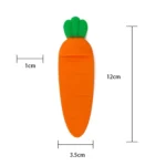 Carrot Shape Bookmark Fun Reading Book Page Folder Pager - Image 3