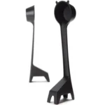 5 PCS Cartoon Giraffe Shape Coffee Spoon Coffee Bean Powder Quantitative Spoon Metering Plastic Spoon