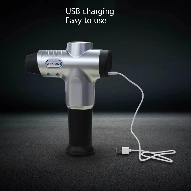 TBD0561365701_B3.webp Hishell WK-2020 Electric Massage Gun Muscle Relaxation Charging Massager Portable Fitness Equipment Fascia Gun - Image 4